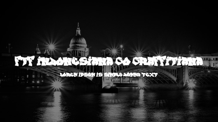 FTF Indonesiana Go Graffitiana Font Family
