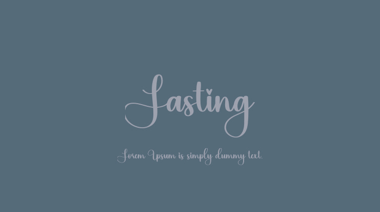 Lasting Font