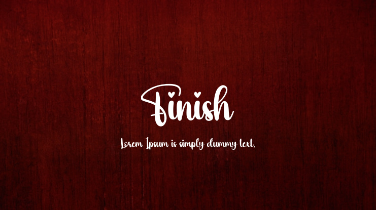 Finish Font