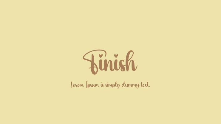 Finish Font