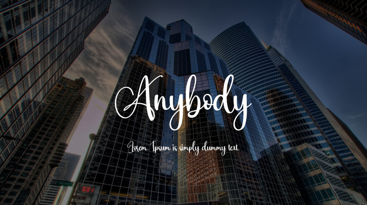 Anybody Font