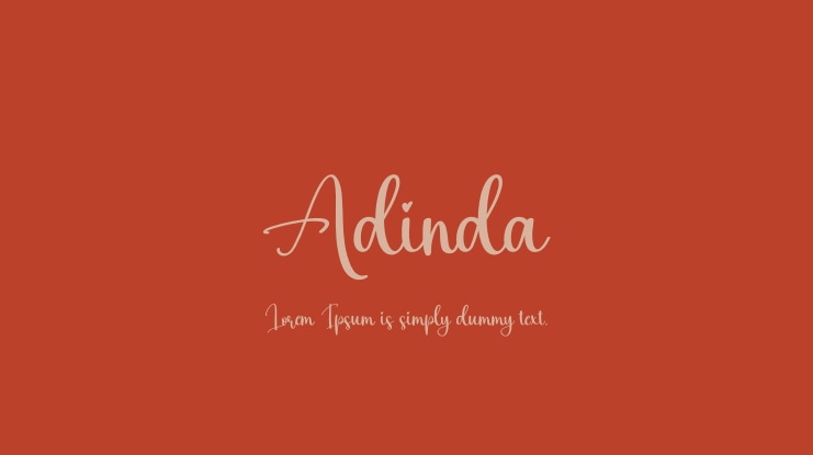 Adinda Font