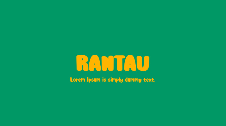 RANTAU Font