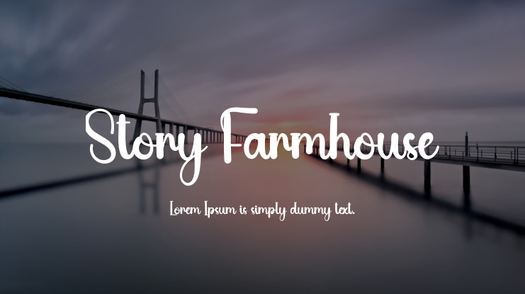 Story Farmhouse Font
