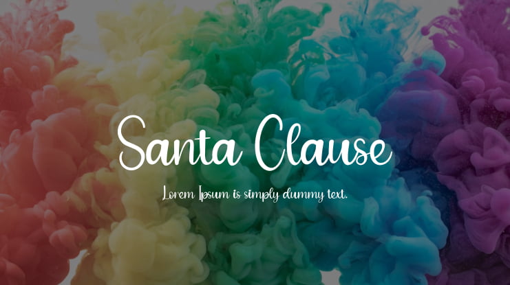 Santa Clause Font