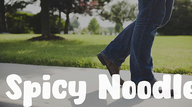 Spicy Noodle Font