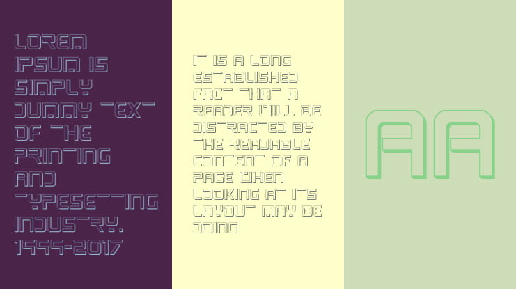 PsYonic VII 3D Font Family