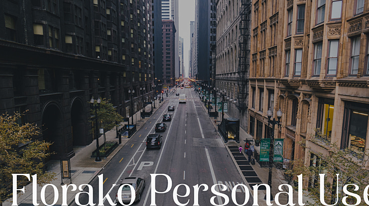 Florako Personal Use Font