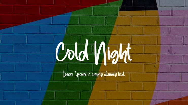 Cold Night Font