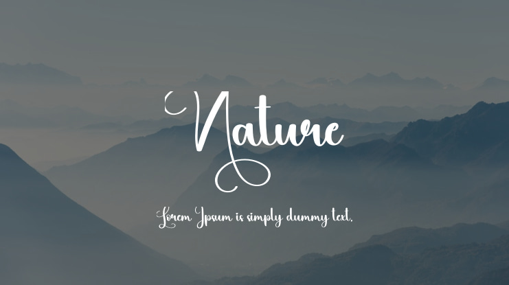 Nature Font