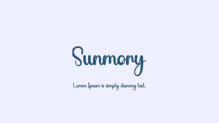 Sunmory Font : Download Free for Desktop & Webfont