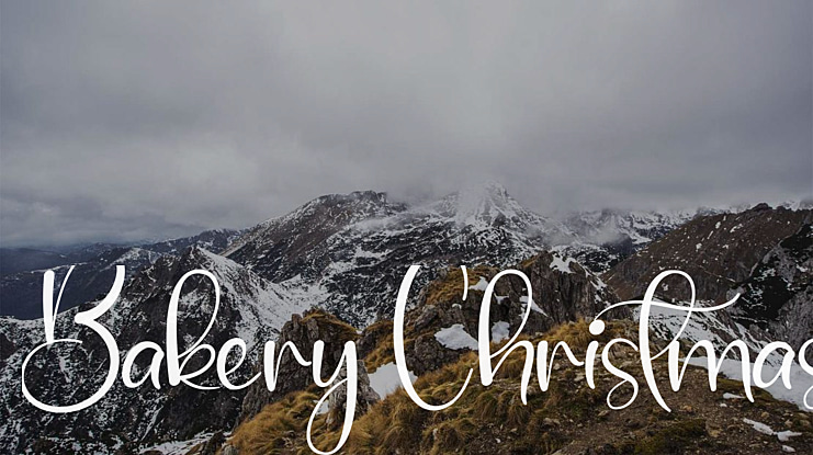 Bakery Christmas Font
