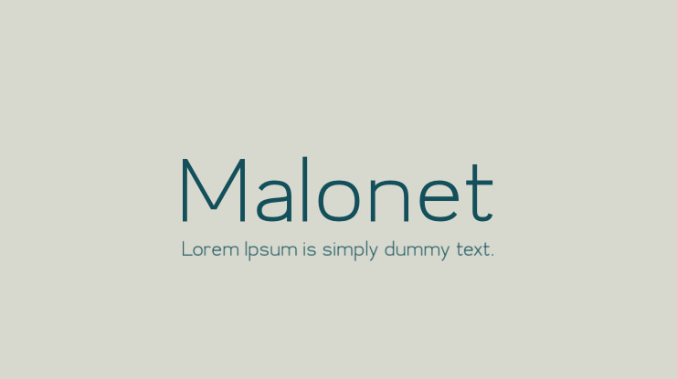 Malonet Font