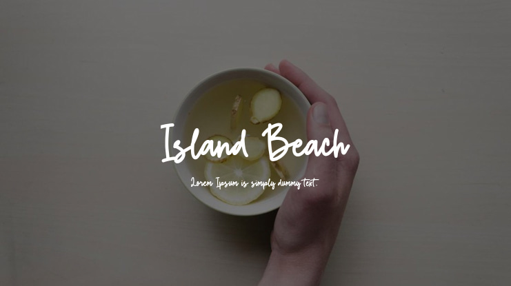 Island Beach Font