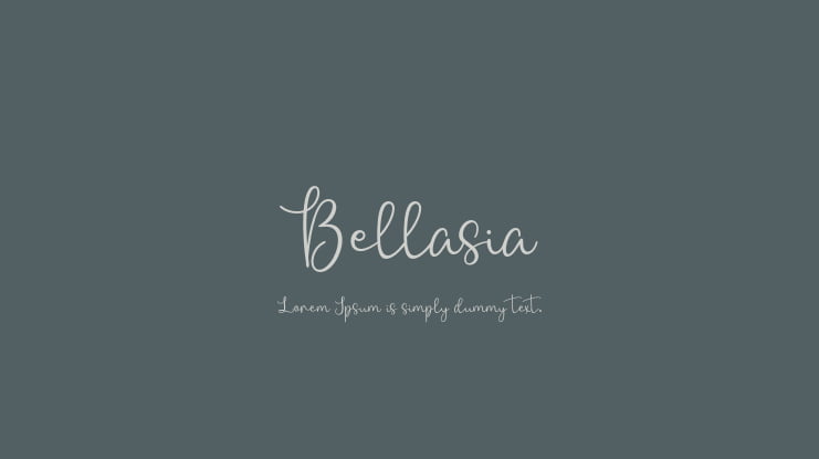 Bellasia Font