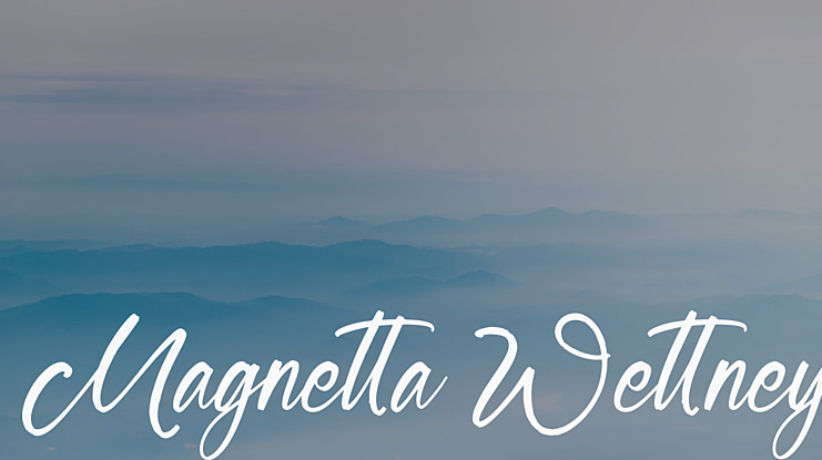 Magnetta Wettney Font