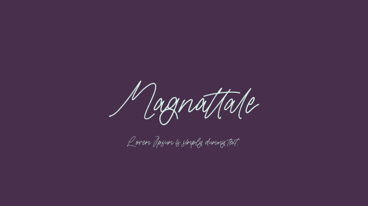Magnattale Font