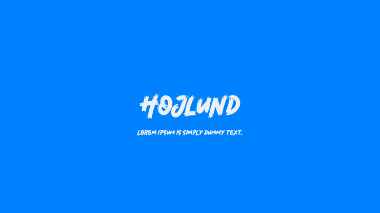Hojlund Font