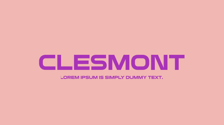 Clesmont Font