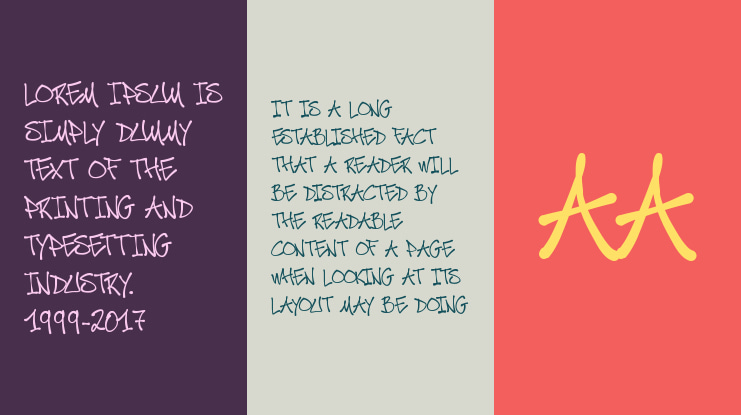 Posca Mad Thrasherz Font