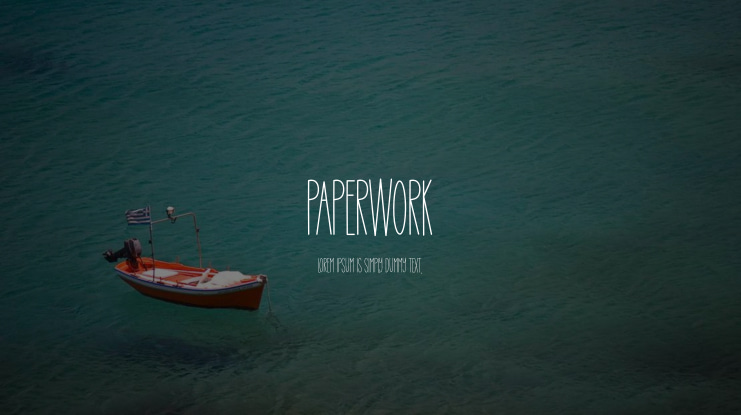 Paperwork Font