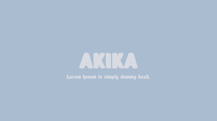 AKIKA Font