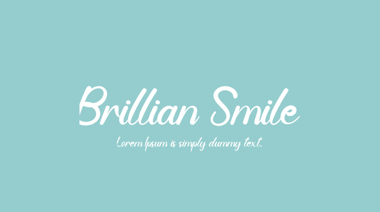 Brillian Smile Font