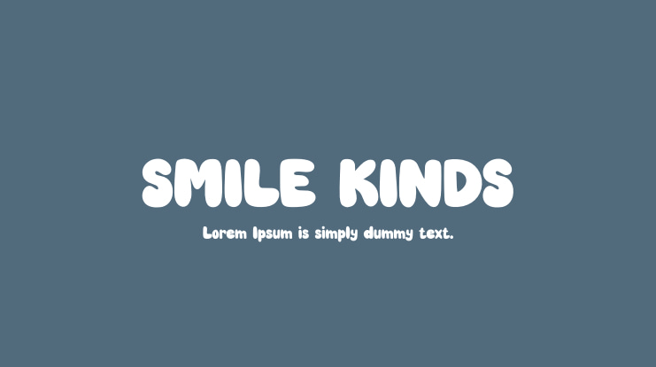 SMILE KINDS Font