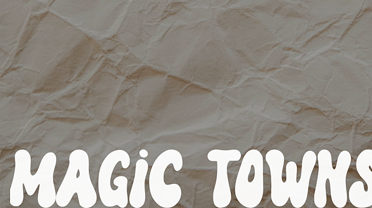 MAGIC TOWNS Font
