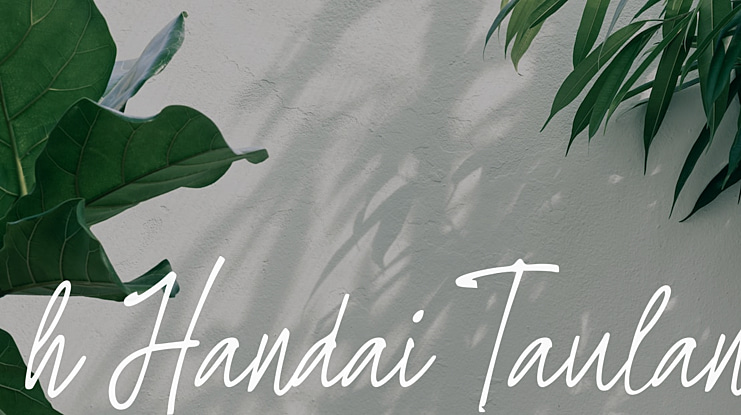 h Handai Taulan Font