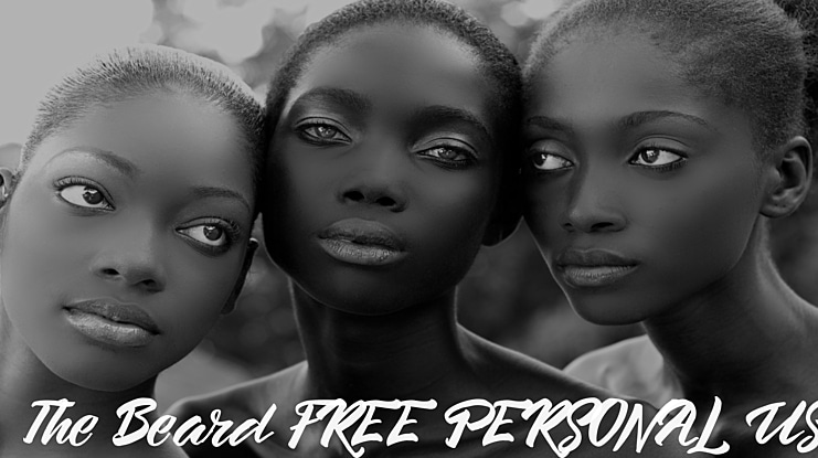 The Beard FREE PERSONAL US Font
