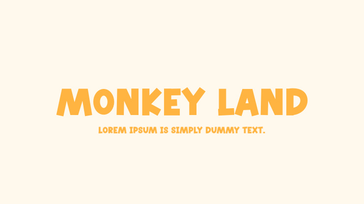 Monkey Land Font