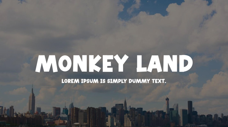 Monkey Land Font
