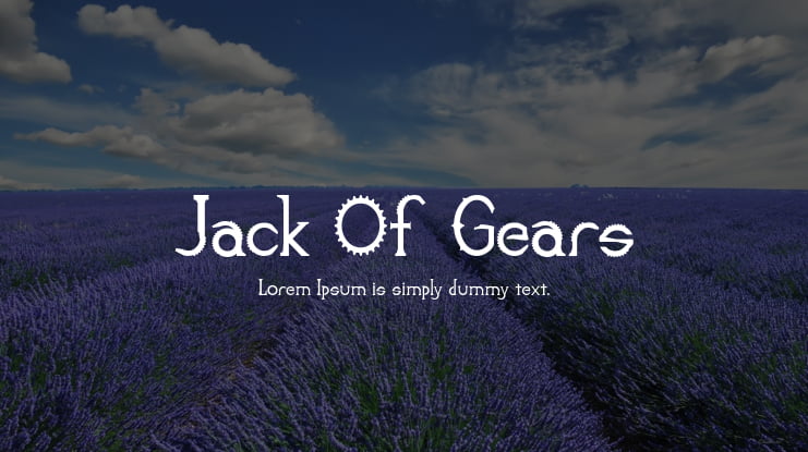 Jack Of Gears Font