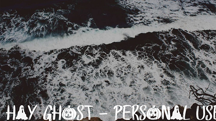 Hay Ghost - Personal Use Font