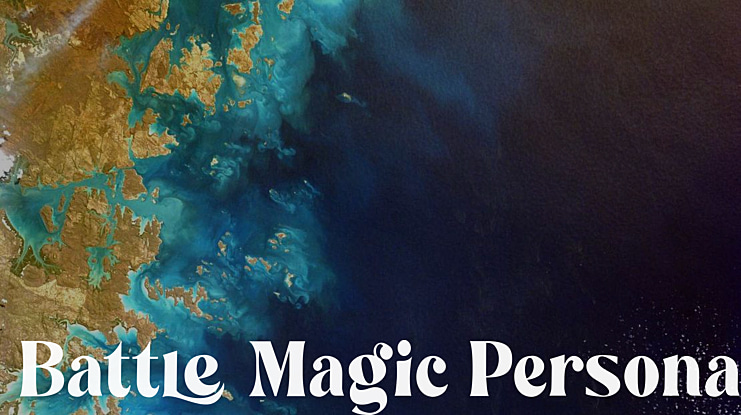 Battle Magic Personal Font