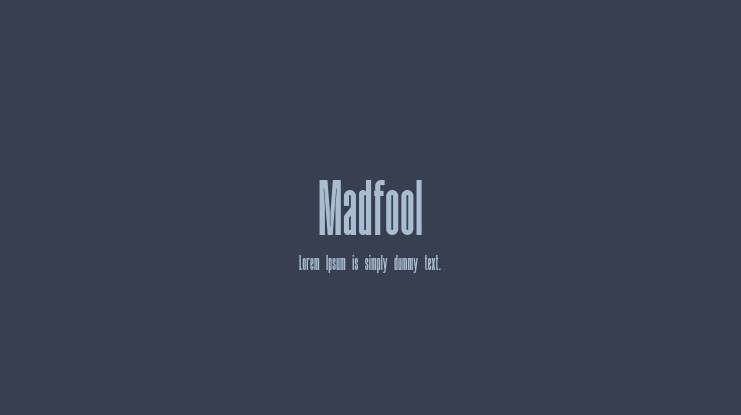 Madfool Font