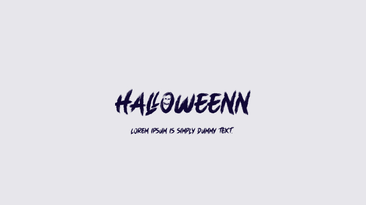 HALLOWEENN Font