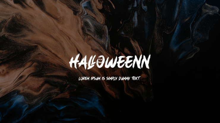 HALLOWEENN Font