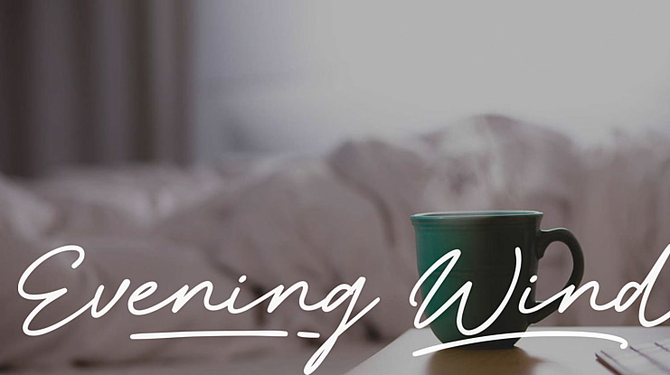 Evening Wind Font