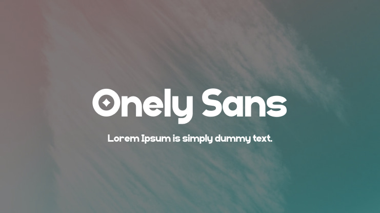 Onely Sans Font