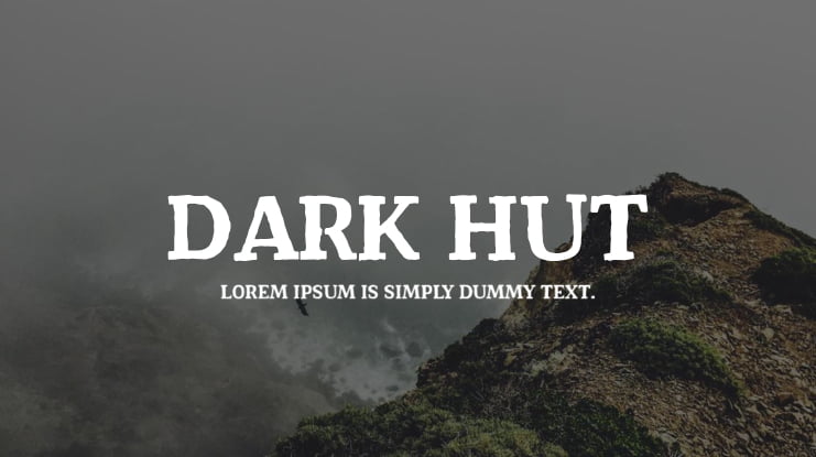 Dark Hut Font
