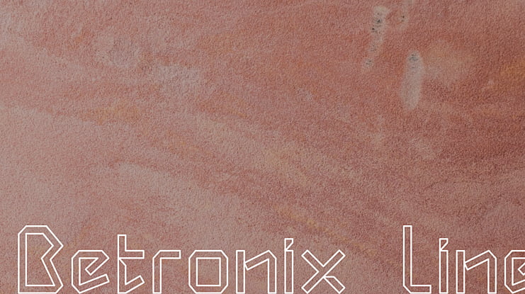 Betronix line Font Family