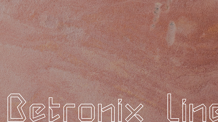 Betronix line Font Family