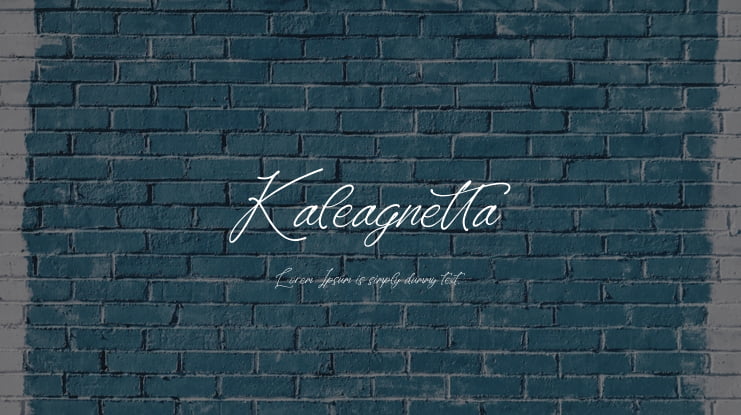 Kaleagnetta Font