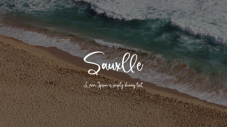 Sauxlle Font