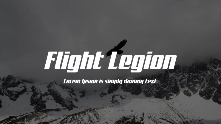 Flight Legion Font Family
