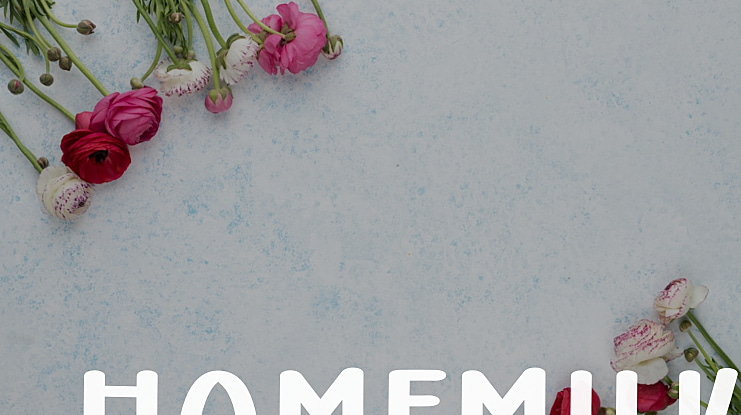 Homemilk Font