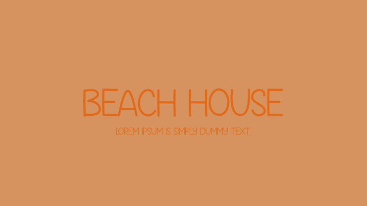 Beach House Font