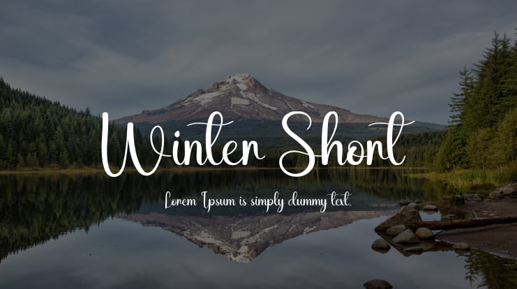 Winter Short Font